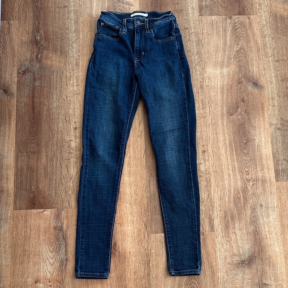 Levi's Dark Blue Women's High Rise Jeans